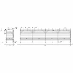 JARDINATOIRE Abri Jardin 8m - Couvert - Cl3 Marron -France Abri de jardin Soldes Boutique 31129978 4