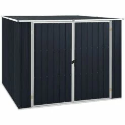 TRUE DEAL Abri De Jardin Anthracite 195x198x159 Cm Acier Galvanisé