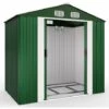 GARDEBRUK Abri De Jardin Cabane En Métal Vert 196x132x188cm Cabanon Rangement Outils -France Abri de jardin Soldes Boutique 31461326 1