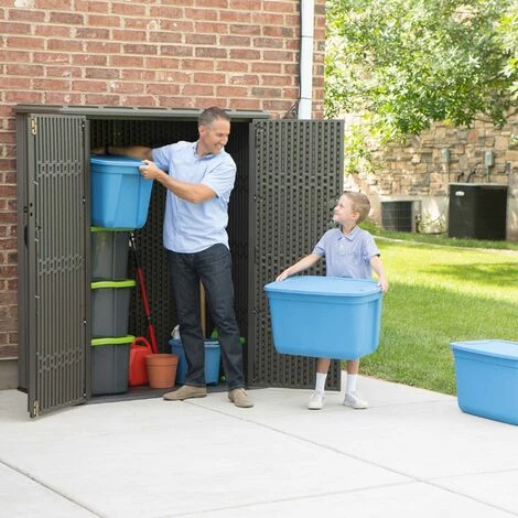 Lifetime Armoire De Rangement Extérieur 1.96m3 PEHD 5 Lifetime Armoire De Rangement Extérieur 1.96m3 PEHD – Image 3