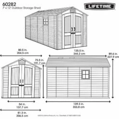 Lifetime Abri De Jardin 7.77m2 (2,13 X 3,65 M) PEHD 11 Lifetime Abri De Jardin 7.77m2 (2,13 X 3,65 M) PEHD -France Abri de jardin Soldes Boutique 31941826 5