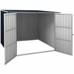 ASUPERMALL Abri De Jardin Anthracite 195x198x159 Cm Acier Galvanise -France Abri de jardin Soldes Boutique 32097720 3