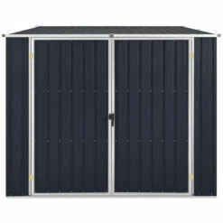 ASUPERMALL Abri De Jardin Anthracite 195x198x159 Cm Acier Galvanise -France Abri de jardin Soldes Boutique 32097720 5