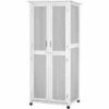 Outsunny Abri De Jardin Armoire De Jardin Sur Pied Dim. 77L X 58l X 175H Cm 2 étagères 2 Portes 3 Crochets Toit Bitumé étanche Bois Pin Pré-huilé Gris Blanc - Gris 2 Outsunny Abri De Jardin Armoire De Jardin Sur Pied Dim. 77L X 58l X 175H Cm 2 étagères 2 Portes 3 Crochets Toit Bitumé étanche Bois Pin Pré-huilé Gris Blanc - Gris -France Abri de jardin Soldes Boutique 32126911 1