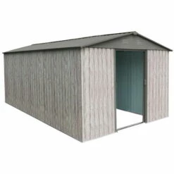 X-metal Abri Métal 11m² WoodTouch - Acier Galvanisé - Kit D'ancrage - Aspect Bois 10 X-metal Abri Métal 11m² WoodTouch - Acier Galvanisé - Kit D'ancrage - Aspect Bois -France Abri de jardin Soldes Boutique 34855188 4