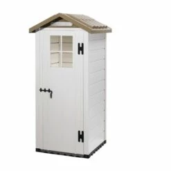 Abri Mural Résine 0,93 M2 Beige/marron - Evo 80 - Habrita - Beige