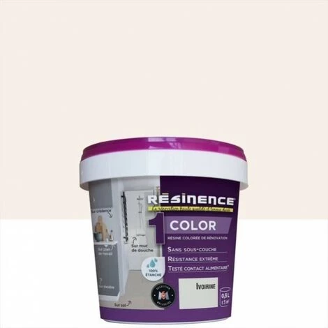 RESINENCE Résine Colorée Color RESINENCE, Ivoirine, 0.5 L 3 RESINENCE Résine Colorée Color RESINENCE, Ivoirine, 0.5 L