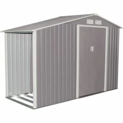 CONCEPT-USINE Abri De Jardin Acier Anti-corrosion VENTOUX - 3.53m² - Gris