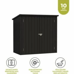 Wasabi Rémise En Métal Arya 1200 L - Garantie 10 Ans - 147x86x122 Cm 8 Wasabi Rémise En Métal Arya 1200 L - Garantie 10 Ans - 147x86x122 Cm -France Abri de jardin Soldes Boutique 38306116 3