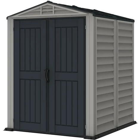 EZOOZA YardMate Plus Abri De Jardin En PVC 153 X 153 Cm Gris Clair Et Foncé - Grigio/Grigio Scuro 3 EZOOZA YardMate Plus Abri De Jardin En PVC 153 X 153 Cm Gris Clair Et Foncé - Grigio/Grigio Scuro