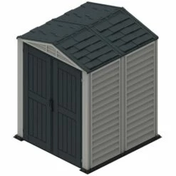 EZOOZA YardMate Plus Abri De Jardin En PVC 153 X 153 Cm Gris Clair Et Foncé - Grigio/Grigio Scuro 10 EZOOZA YardMate Plus Abri De Jardin En PVC 153 X 153 Cm Gris Clair Et Foncé - Grigio/Grigio Scuro -France Abri de jardin Soldes Boutique 38696913 4