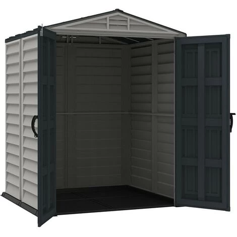 EZOOZA YardMate Plus Abri De Jardin En PVC 153 X 153 Cm Gris Clair Et Foncé - Grigio/Grigio Scuro 7 EZOOZA YardMate Plus Abri De Jardin En PVC 153 X 153 Cm Gris Clair Et Foncé - Grigio/Grigio Scuro – Image 5