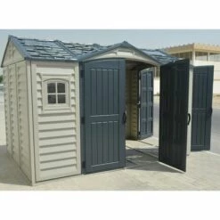 Ezooza Abri De Jardin En PVC 8 M² – Apex 10,5' X 8 'Gris Anthracite - Grigio/Grigio Scuro 9 Ezooza Abri De Jardin En PVC 8 M² – Apex 10,5' X 8 'Gris Anthracite - Grigio/Grigio Scuro -France Abri de jardin Soldes Boutique 38696928 3