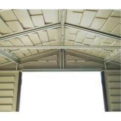 Ezooza WoodBrige Plus Abri De Jardin En PVC 320 X 320 Cm Beige Et Marron - Avorio/Marrone -France Abri de jardin Soldes Boutique 38696935 5