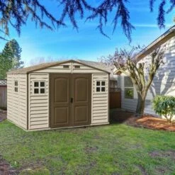 Ezooza Abri De Jardin En PVC Woodside 325 X 247 X233 Cm Couleur Beige Et Marron - Avorio/Marrone 11 Ezooza Abri De Jardin En PVC Woodside 325 X 247 X233 Cm Couleur Beige Et Marron - Avorio/Marrone -France Abri de jardin Soldes Boutique 38696937 5