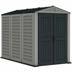 EZOOZA YardMate Plus Abri De Jardin En PVC 171 X 252 X 199 Cm Gris Clair Et Foncé - Grigio/Grigio Scuro 10 EZOOZA YardMate Plus Abri De Jardin En PVC 171 X 252 X 199 Cm Gris Clair Et Foncé - Grigio/Grigio Scuro -France Abri de jardin Soldes Boutique 38696943 4