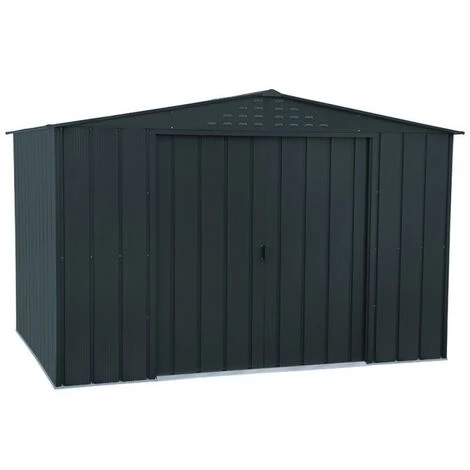 Ezooza Abri De Jardin En Métal Top Shed 305 X 244 Cm Gris Anthracite - Grigio Scuro 6 Ezooza Abri De Jardin En Métal Top Shed 305 X 244 Cm Gris Anthracite - Grigio Scuro â Image 4