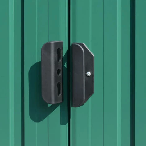 ASUPERMALL Abri De Jardin Vert 257x779x181 Cm Acier Galvanise 4 ASUPERMALL Abri De Jardin Vert 257x779x181 Cm Acier Galvanise – Image 2