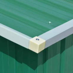 ASUPERMALL Abri De Jardin Vert 257x779x181 Cm Acier Galvanise 10 ASUPERMALL Abri De Jardin Vert 257x779x181 Cm Acier Galvanise -France Abri de jardin Soldes Boutique 39746894 4