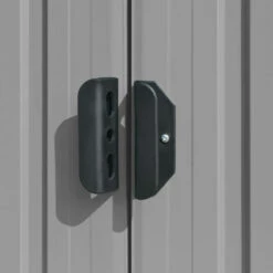 ASUPERMALL Abri De Jardin Gris 257x779x181 Cm Acier Galvanise -France Abri de jardin Soldes Boutique 39746899 4