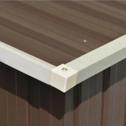 ASUPERMALL Abri De Jardin Marron 257x779x181 Cm Acier Galvanise 10 ASUPERMALL Abri De Jardin Marron 257x779x181 Cm Acier Galvanise -France Abri de jardin Soldes Boutique 39746907 4