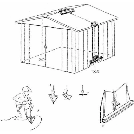 ARROW KIT D'ancrage Pour Sol Meuble 4 ARROW KIT D'ancrage Pour Sol Meuble – Image 2