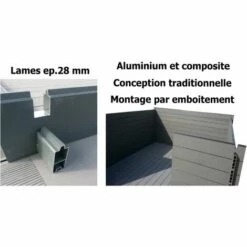 GREEN OUTSIDE Abri De Jardin Composite 3x3 Toit Tradi 2 Pentes 9 GREEN OUTSIDE Abri De Jardin Composite 3x3 Toit Tradi 2 Pentes -France Abri de jardin Soldes Boutique 4125442 3