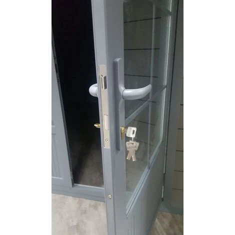 GREEN OUTSIDE Abri De Jardin Composite 3x3 Toit Plat Contemporain 6 GREEN OUTSIDE Abri De Jardin Composite 3x3 Toit Plat Contemporain – Image 4