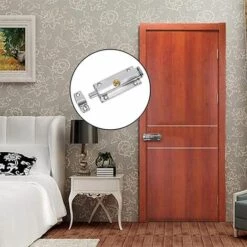 GUAZHUNIFR Accessoire Pour Abri De Jardin Serrure De Sécurité Loquet De Porte Loquet De Sécurité De Porte1 Pièces Guazhuni（argent） -France Abri de jardin Soldes Boutique 42533995 4