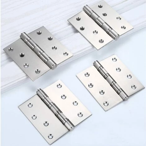 GUAZHUNIFR Accessoire Pour Abri De Jardin Charnière Charnière Pliante En Acier Inoxydable 2 Pièces Guazhuni(argent) 7 GUAZHUNIFR Accessoire Pour Abri De Jardin Charnière Charnière Pliante En Acier Inoxydable 2 Pièces Guazhuni(argent) – Image 5