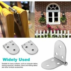 GUAZHUNIFR Charnière De Table Pliante Charnière Rabattable Accessoire Pour Abri De Jardin 6 Morceaux Guazhuni (argent) 9 GUAZHUNIFR Charnière De Table Pliante Charnière Rabattable Accessoire Pour Abri De Jardin 6 Morceaux Guazhuni (argent) -France Abri de jardin Soldes Boutique 42579796 3