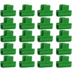 GUAZHUNIFR Clip De SerreAccessoire Pour Abri De Jardin 20 Morceaux Guazhuni （vert）