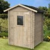 ALCE Cabanon De Jardin En Bois Pour Outils Avec Porte-fenêtre Hobby 146x146