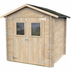 ALCE Cabanon Abri De Jardin En Bois Pour Outils Extérieurs Hobby 198x198 PD -France Abri de jardin Soldes Boutique 43381671 3