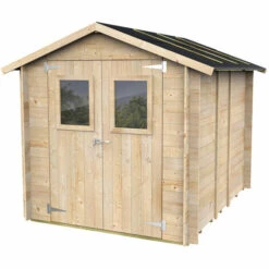 ALCE Cabanon En Bois Pour Outils De Jardin Abri Extérieur Avec Double Porte Hobby 198x248 PD 8 ALCE Cabanon En Bois Pour Outils De Jardin Abri Extérieur Avec Double Porte Hobby 198x248 PD -France Abri de jardin Soldes Boutique 43381673 3