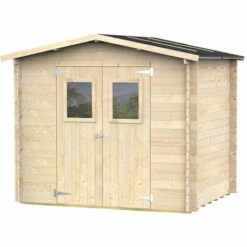 ALCE Cabanon Abri De Jardin En Bois Pour Outils Double Porte Hobby 248x198 -France Abri de jardin Soldes Boutique 43381675 3