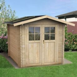 ALCE Cabanon De Jardin Abri En Bois Pour Outils Avec Double Porte Opera 215x180