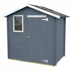 ALCE Abri Et Cabanon De Jardin En Bois Avec Fenêtre Et Porte Livia 198x130 Rocks -France Abri de jardin Soldes Boutique 44002921 3