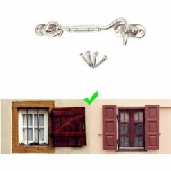Crochet De Cabine, Portail Loquet Acier Inoxydable Eye Shed Loquet De Porte Pour Porte De Hangar Porte De Garage Les Fenêtres Cabine 4pouces Fontainebleau Argent 11 Crochet De Cabine, Portail Loquet Acier Inoxydable Eye Shed Loquet De Porte Pour Porte De Hangar Porte De Garage Les Fenêtres Cabine 4pouces Fontainebleau Argent -France Abri de jardin Soldes Boutique 44916062 5