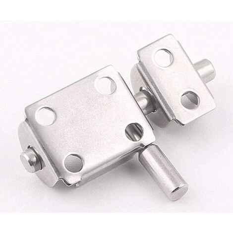 Loquets De Porte De Sécurité Verrou De Porte Acier Inoxydable Verrou Loquet Petit Dispositif Antivol Pour Porte Coulissante Portes En Bois, Portes De Salle De Bain Fontainebleau 2ensembles Argent 7 Loquets De Porte De Sécurité Verrou De Porte Acier Inoxydable Verrou Loquet Petit Dispositif Antivol Pour Porte Coulissante Portes En Bois, Portes De Salle De Bain Fontainebleau 2ensembles Argent – Image 5