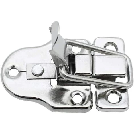 Bascule Fermeture à Levier Métallique Fermoir à Bascule Loquet Boîte à Ressort Fermeture Pour Coffre Boîte à Outil Boîte De Rangement 59*40mm Fontainebleau 4Pcs Argent 5 Bascule Fermeture à Levier Métallique Fermoir à Bascule Loquet Boîte à Ressort Fermeture Pour Coffre Boîte à Outil Boîte De Rangement 59*40mm Fontainebleau 4Pcs Argent – Image 3