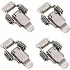 Loquet De Serrage En Acier Inoxydable, Loquet De Boîte De Verrouillage à Levier, Outil à Main à Dégagement Rapide, Porte En Métal à Forte Capacité De Charge 67*26mm Fontainebleau 4Pcs