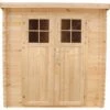 TIMBELA M309F Abri De Jardin En Bois - Porte Verrouillable De Haute Qualité - Stockage Extérieur L204xL204xH200 Cm/3.53 M2 - Petit Abri à Outils, Local à Vélos - Toit Imperméable, Fenêtres - Beige 2 TIMBELA M309F Abri De Jardin En Bois - Porte Verrouillable De Haute Qualité - Stockage Extérieur L204xL204xH200 Cm/3.53 M2 - Petit Abri à Outils, Local à Vélos - Toit Imperméable, Fenêtres - Beige -France Abri de jardin Soldes Boutique 45649368 1