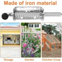 ECHOO 2 Pièces Verrou à Ressort Acier Inoxydable,Verrou De Porte à Ressort Porte Abri De Jardin 11 ECHOO 2 Pièces Verrou à Ressort Acier Inoxydable,Verrou De Porte à Ressort Porte Abri De Jardin -France Abri de jardin Soldes Boutique 46956764 5