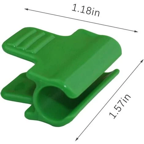 ECHOO Lot De 20 Clips De Fixation Pour Film De Serre,Plastique Laminé,Clips Pour Abris Bannières 4 ECHOO Lot De 20 Clips De Fixation Pour Film De Serre,Plastique Laminé,Clips Pour Abris Bannières – Image 2