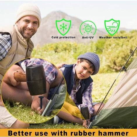 ECHOO 20 Pièces De Piquets De Fixation De Jardin En Plastique Pour La Fixation D'anti-tissu Dans 6 ECHOO 20 Pièces De Piquets De Fixation De Jardin En Plastique Pour La Fixation D'anti-tissu Dans – Image 4