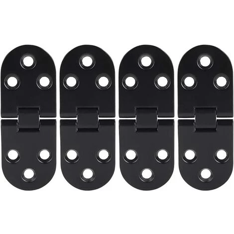 ECHOO 4pcs Alliage De Zinc Porte Noire Rabat Charnière Table Charnière à Bascule Pour Accessoire 3 ECHOO 4pcs Alliage De Zinc Porte Noire Rabat Charnière Table Charnière à Bascule Pour Accessoire