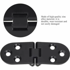 ECHOO 4pcs Alliage De Zinc Porte Noire Rabat Charnière Table Charnière à Bascule Pour Accessoire 10 ECHOO 4pcs Alliage De Zinc Porte Noire Rabat Charnière Table Charnière à Bascule Pour Accessoire -France Abri de jardin Soldes Boutique 46956966 4