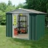 Abri De Jardin Métal 5,25m² - 87geyz - Yardmaster - Vert