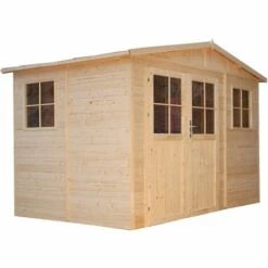 Abri De Jardin En Bois Exterieur AVEC LES PLANCHERS IMPRÉGNÉ - Porte Verrouillable De Haute Qualité - Cabane De Jardin En Pin / épicéa-H226x324x216 Cm- Construction De Panneaux- Rangement Pour Vélos, Remise à Outils- Timbela M334F+M334G - Beige 8 Abri De Jardin En Bois Exterieur AVEC LES PLANCHERS IMPRÉGNÉ - Porte Verrouillable De Haute Qualité - Cabane De Jardin En Pin / épicéa-H226x324x216 Cm- Construction De Panneaux- Rangement Pour Vélos, Remise à Outils- Timbela M334F+M334G - Beige -France Abri de jardin Soldes Boutique 49343965 3